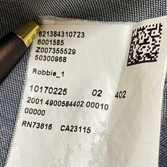 Boss Mens Button Up Shirt Size Large Robbie Slim Fit 100% Cotton Slate Gray - Picture 8 of 11